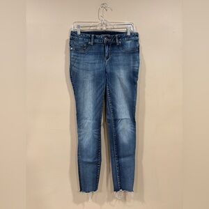 Maurices Jeans Women’s Blue Demin Raw Hem Size M